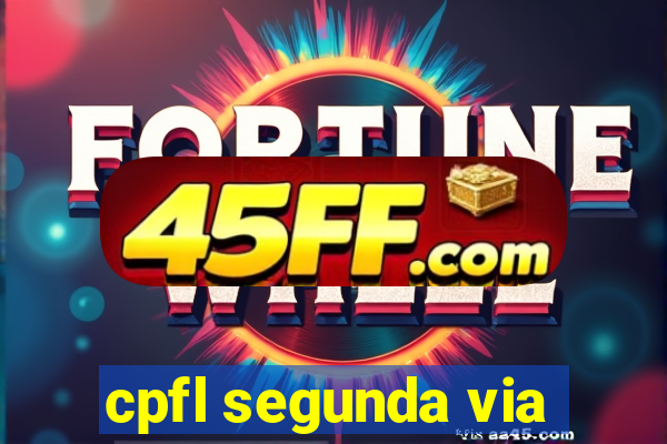 cpfl segunda via